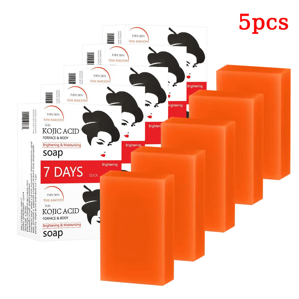 1/3/5 szt. Mydło kurkumowe z k – Kojic Acid Soap recenzja i cena
